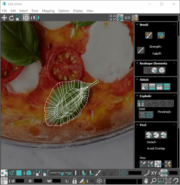 Fresh Basil Leaves Set 3D model_34