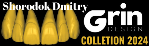 The complete set of - 34 Grin Design dental libraries - Exocad Low-poly 3D model_27