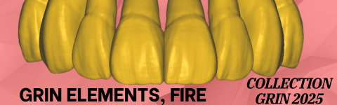 The complete set of - 34 Grin Design dental libraries - Exocad Low-poly 3D model_3