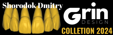 The complete set of - 34 Grin Design dental libraries - Exocad Low-poly 3D model_21