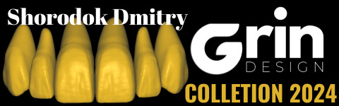 The complete set of - 34 Grin Design dental libraries - Exocad Low-poly 3D model_23