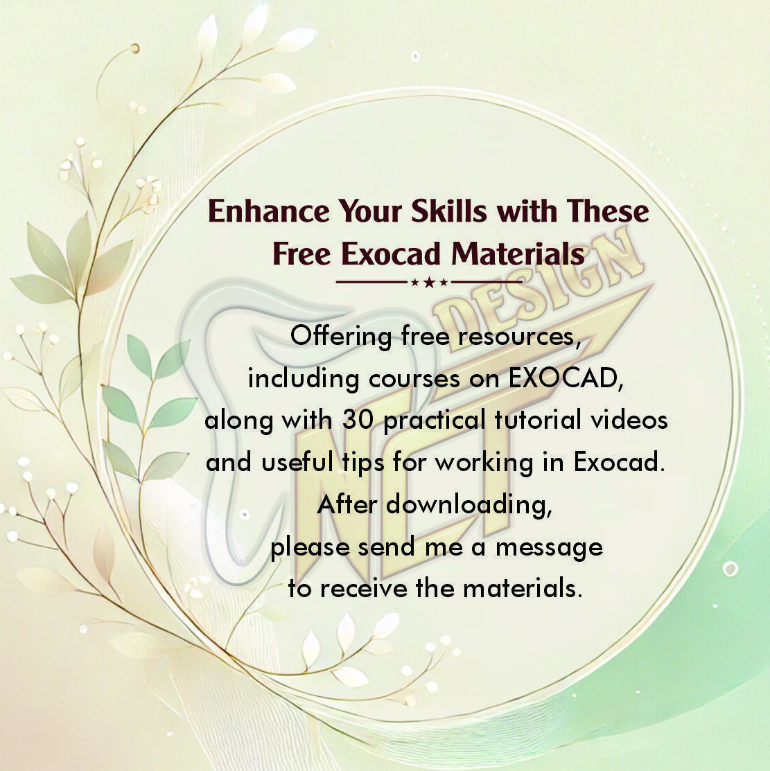 The complete set of - 34 Grin Design dental libraries - Exocad Low-poly 3D model_1