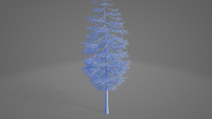 High Poly Tree - Untextured 3D model
