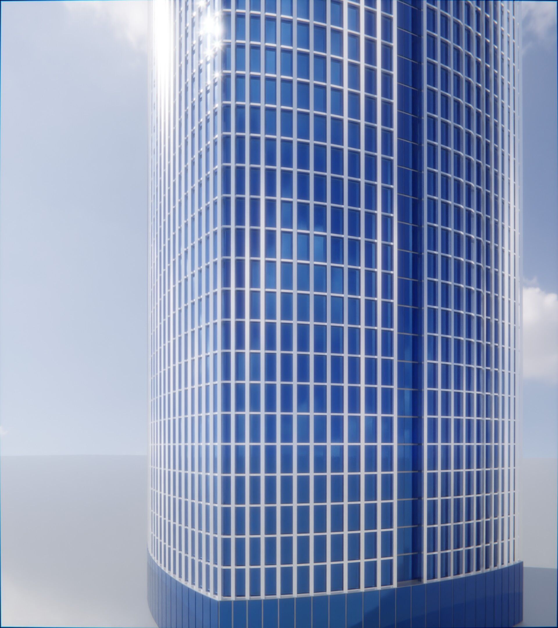 Parametric Building 1d7 3D model_12