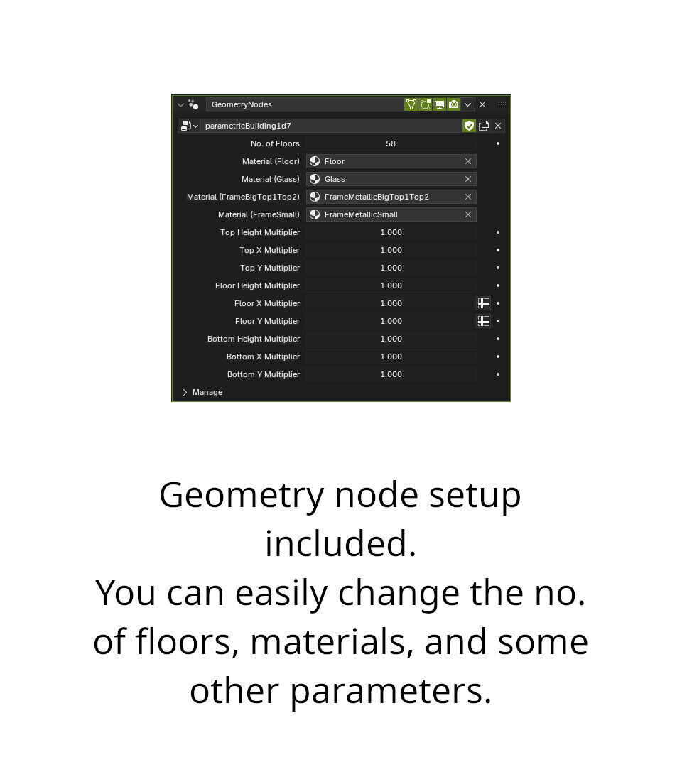 Parametric Building 1d7 3D model_27