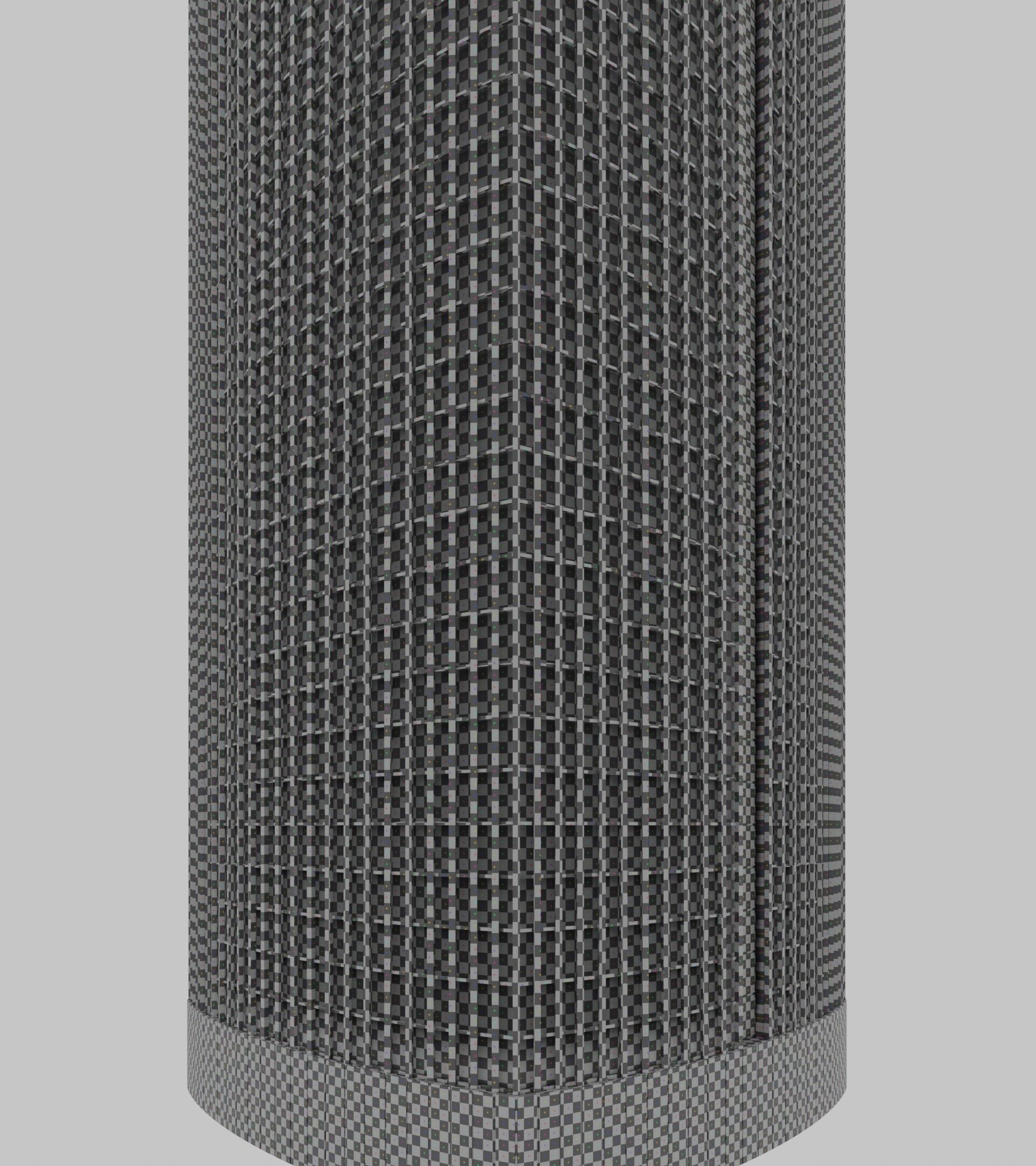 Parametric Building 1d7 3D model_23