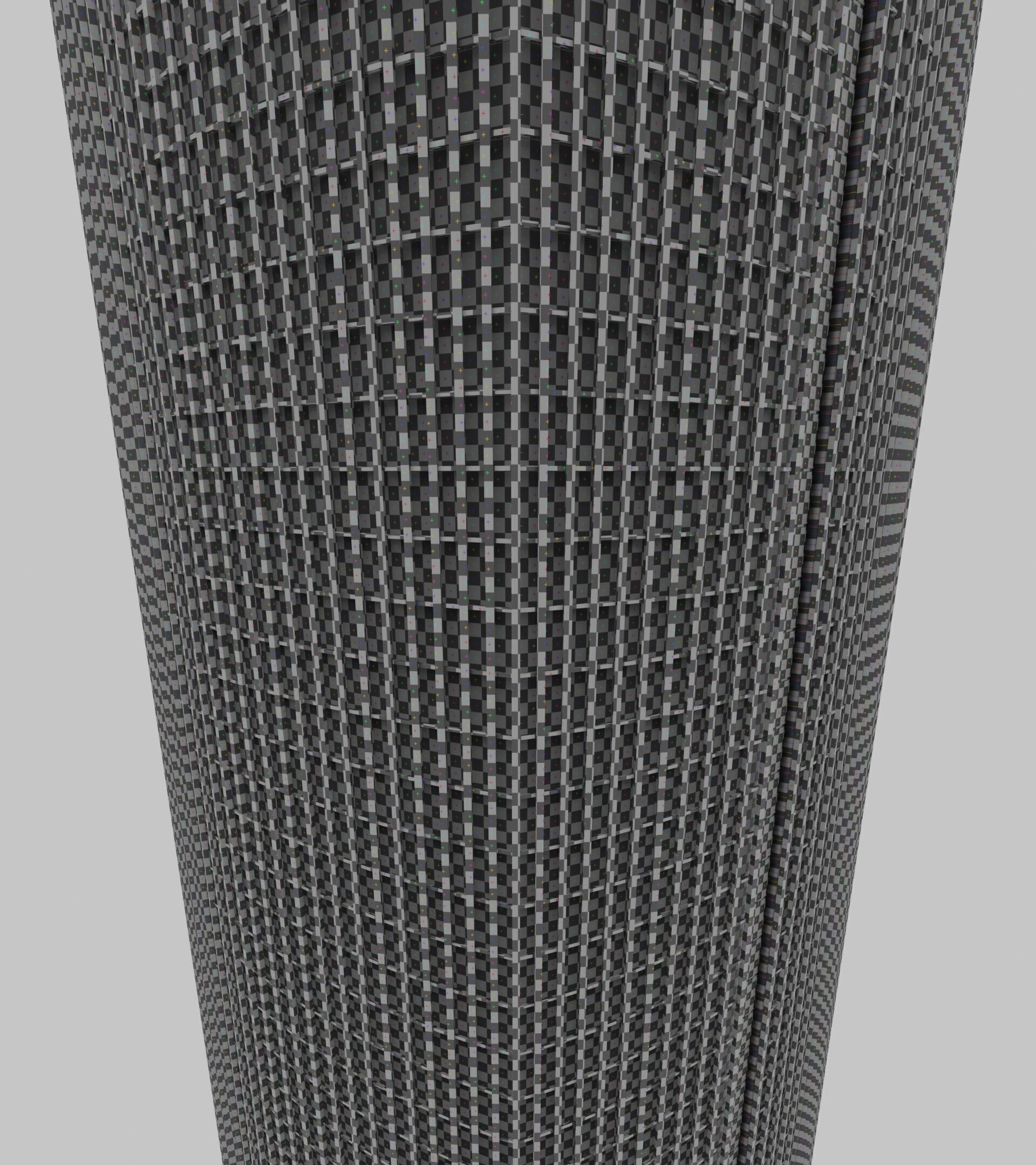Parametric Building 1d7 3D model_26