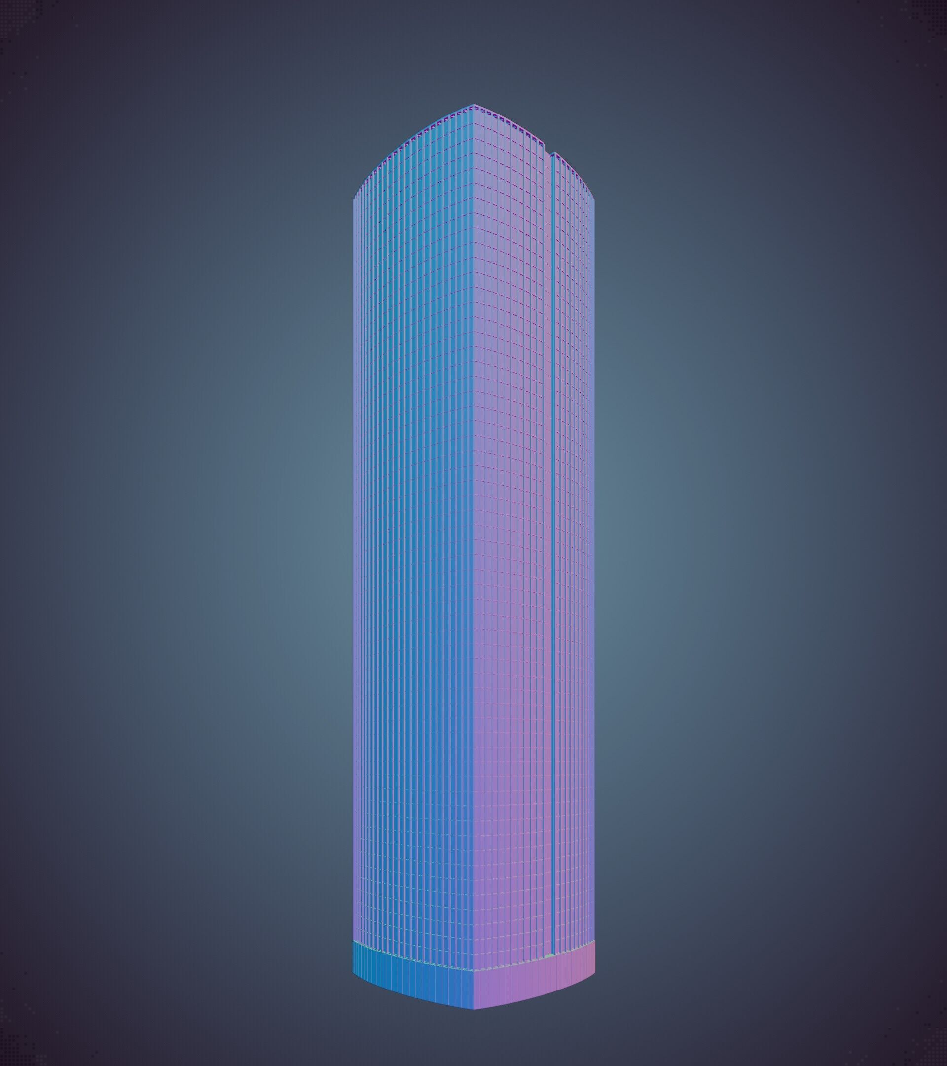 Parametric Building 1d7 3D model_28