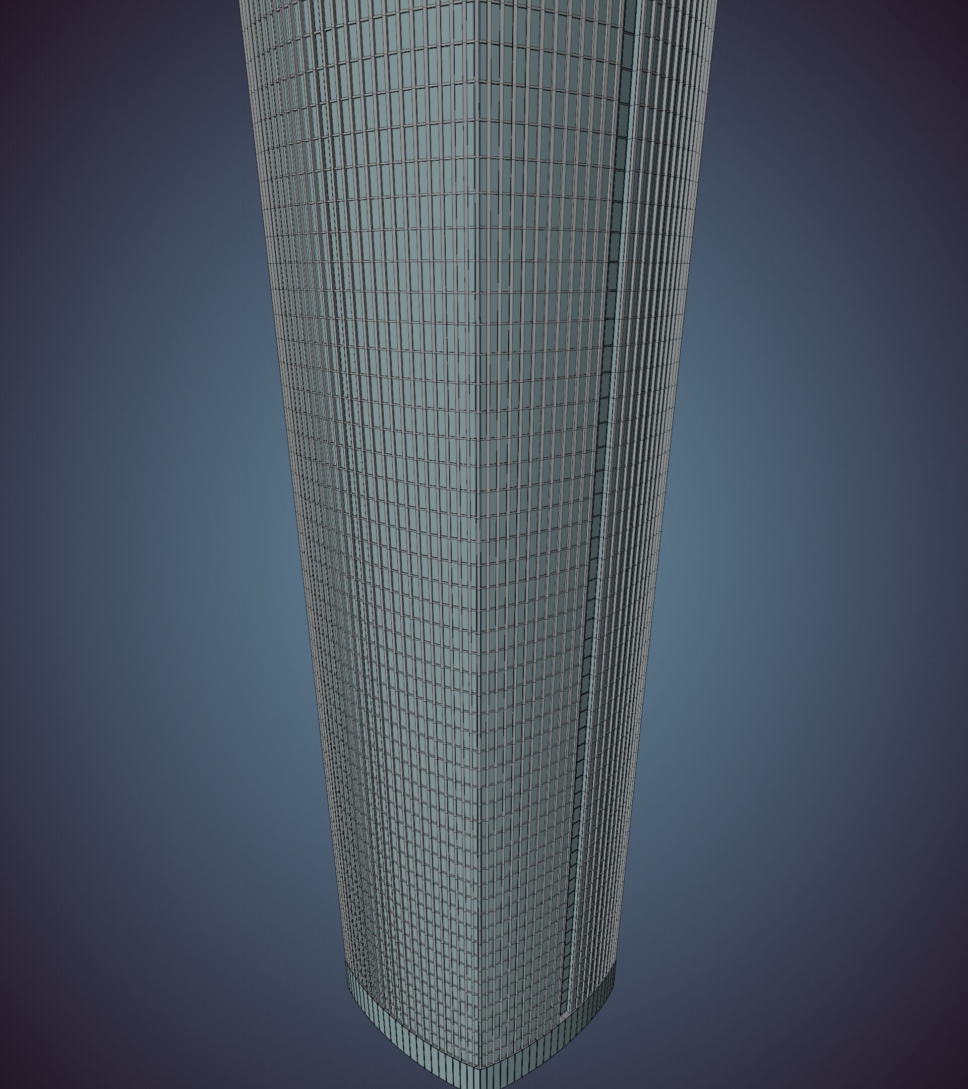 Parametric Building 1d7 3D model_47