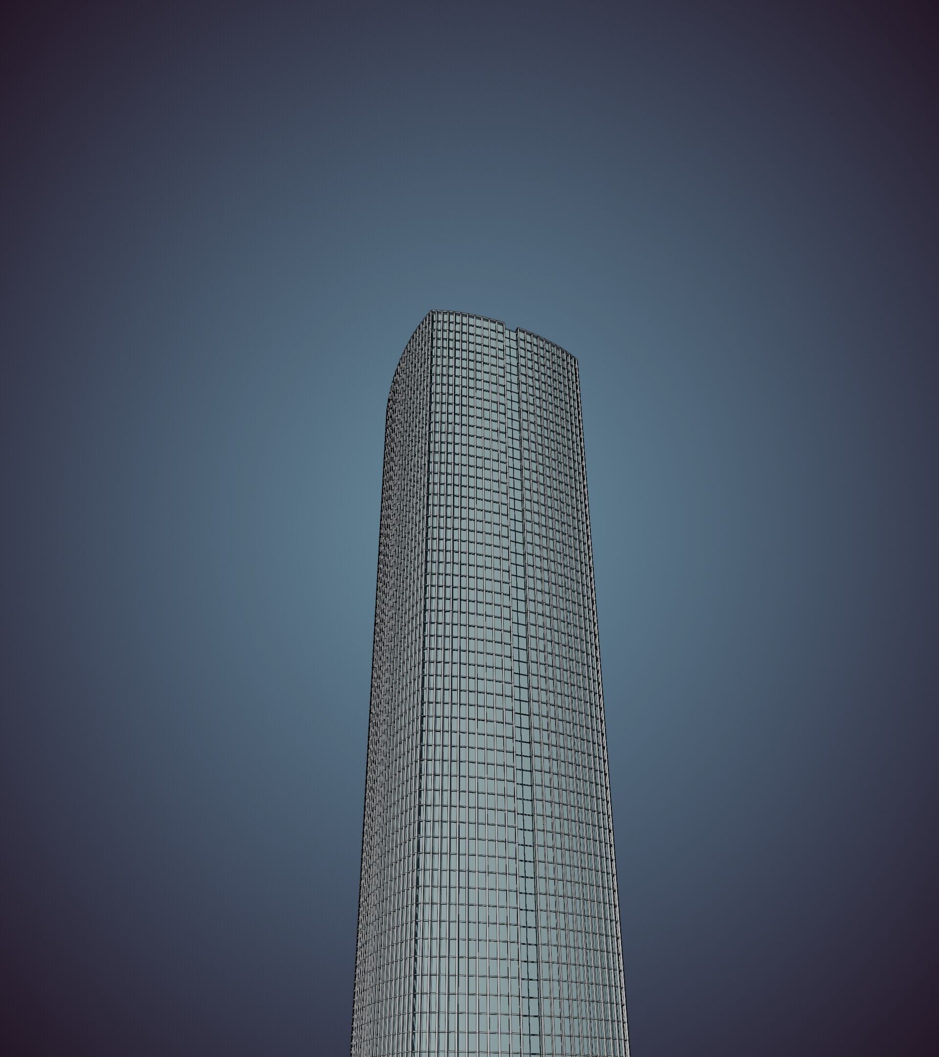 Parametric Building 1d7 3D model_46