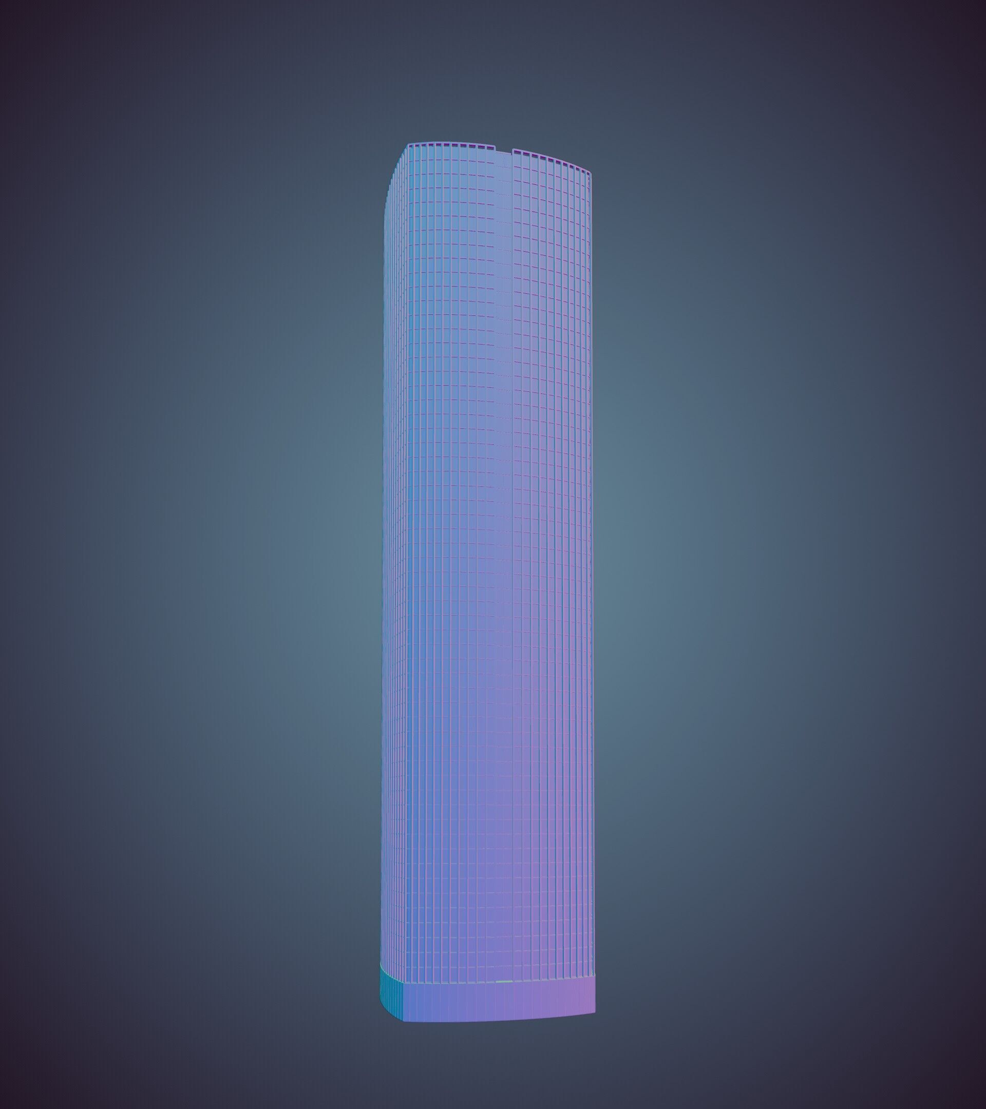 Parametric Building 1d7 3D model_30