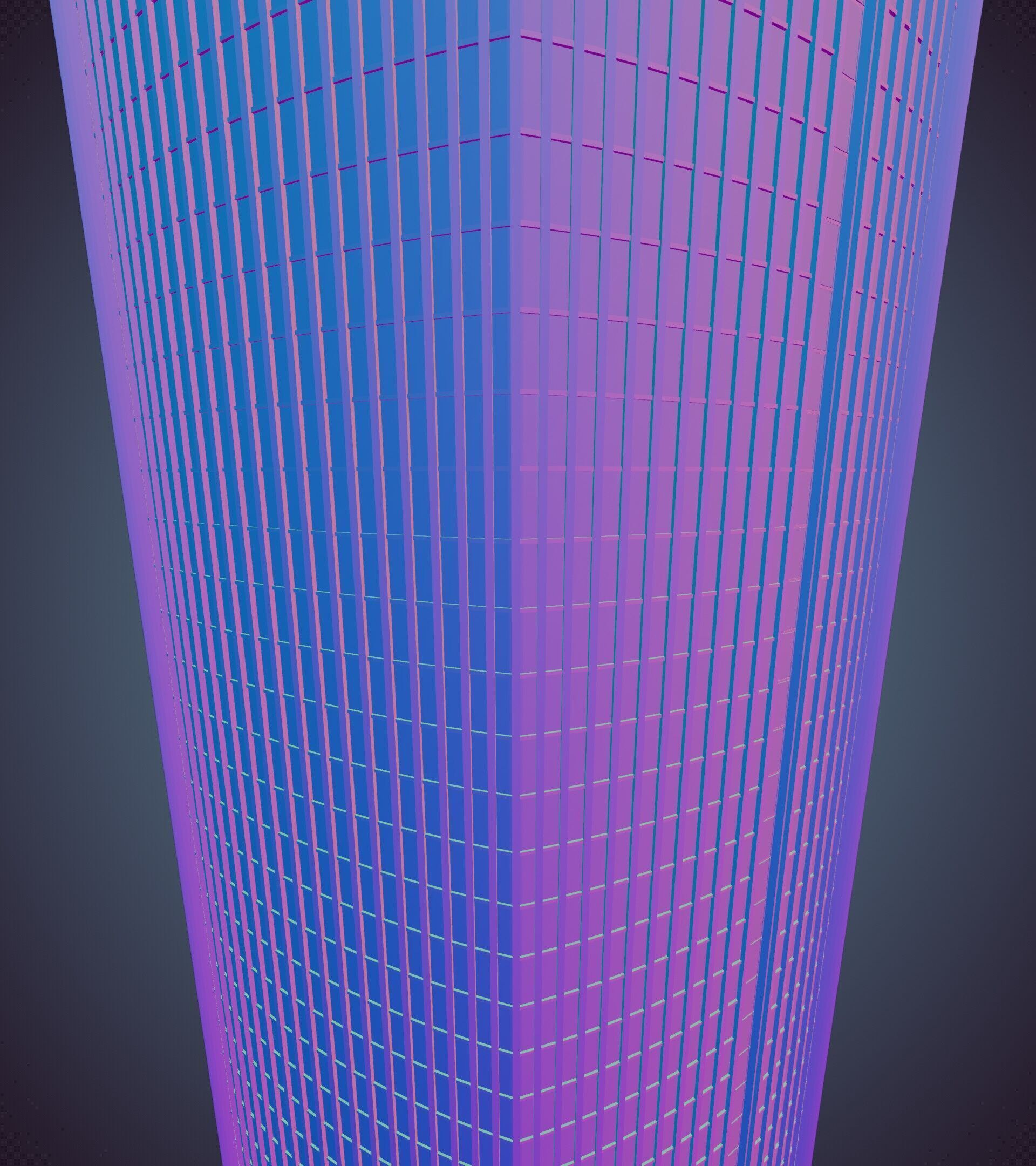 Parametric Building 1d7 3D model_40