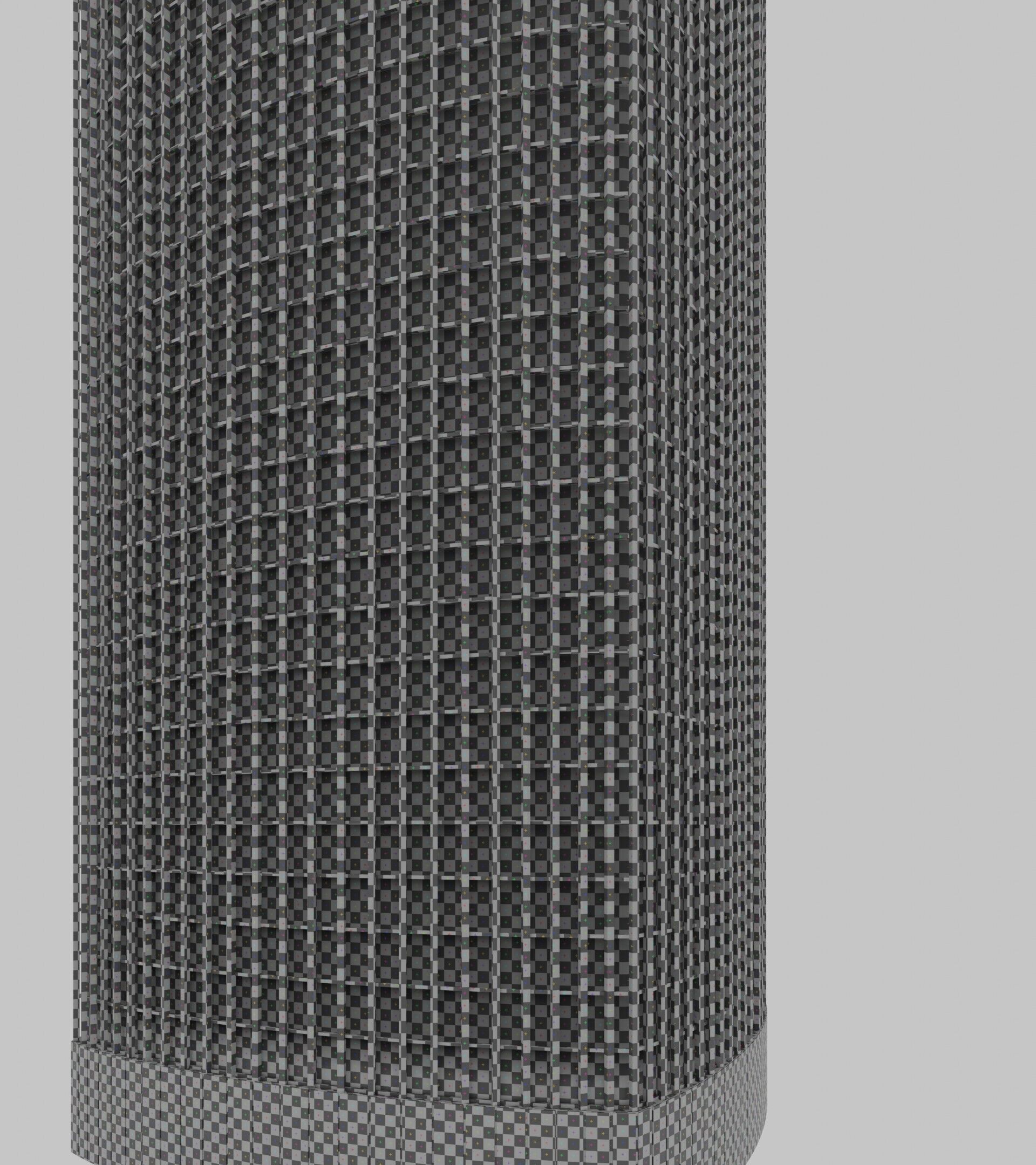 Parametric Building 1d7 3D model_24