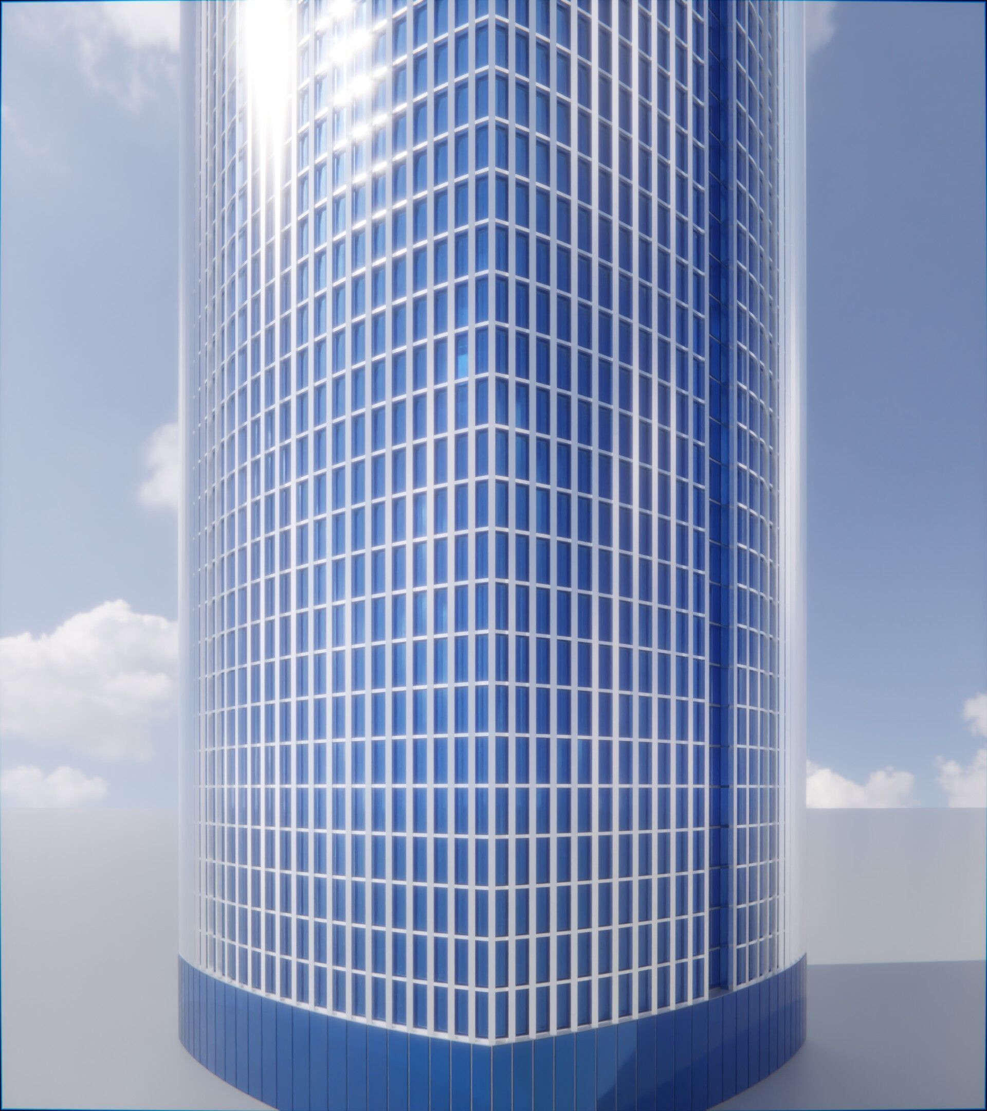 Parametric Building 1d7 3D model_10