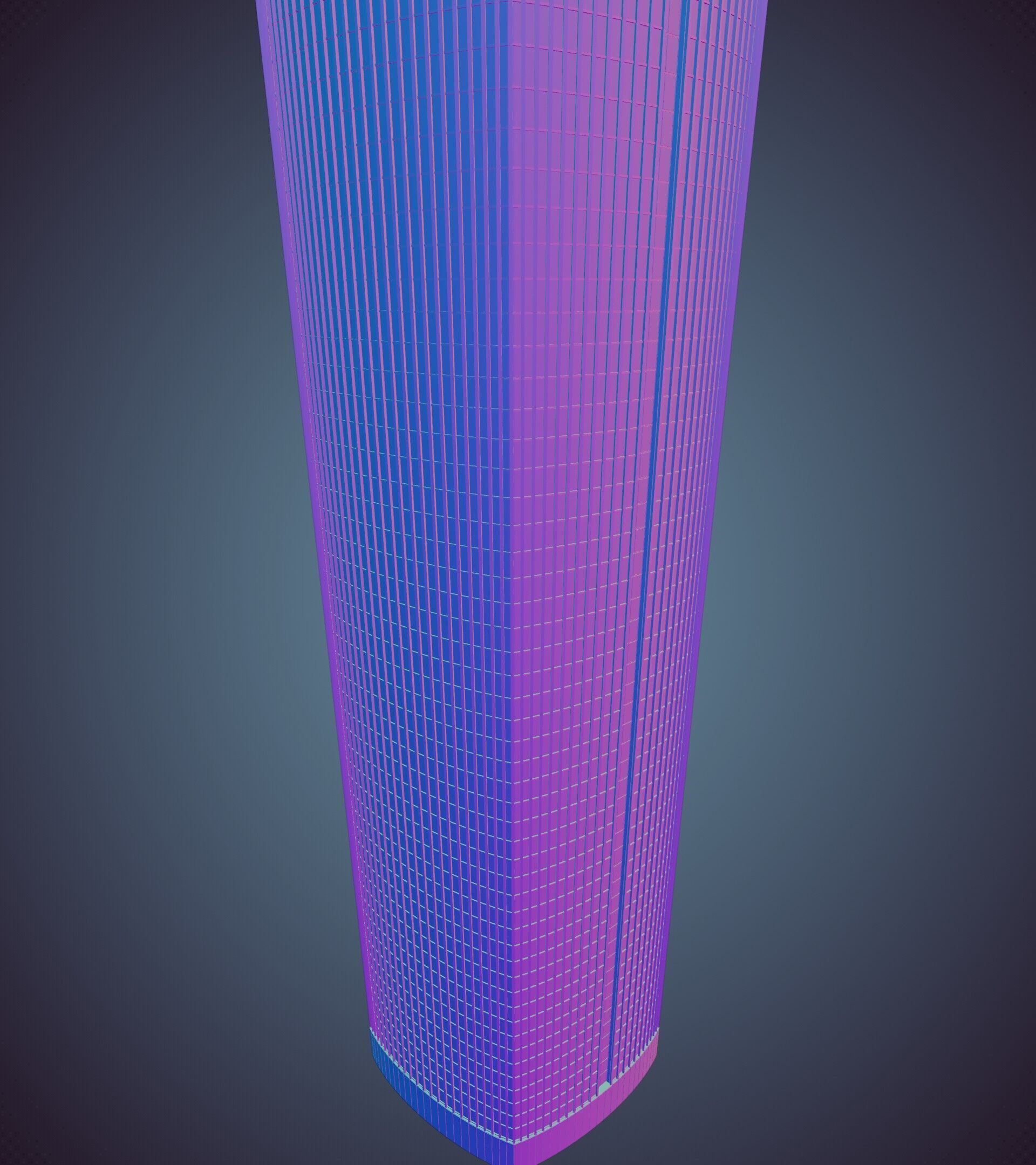 Parametric Building 1d7 3D model_34