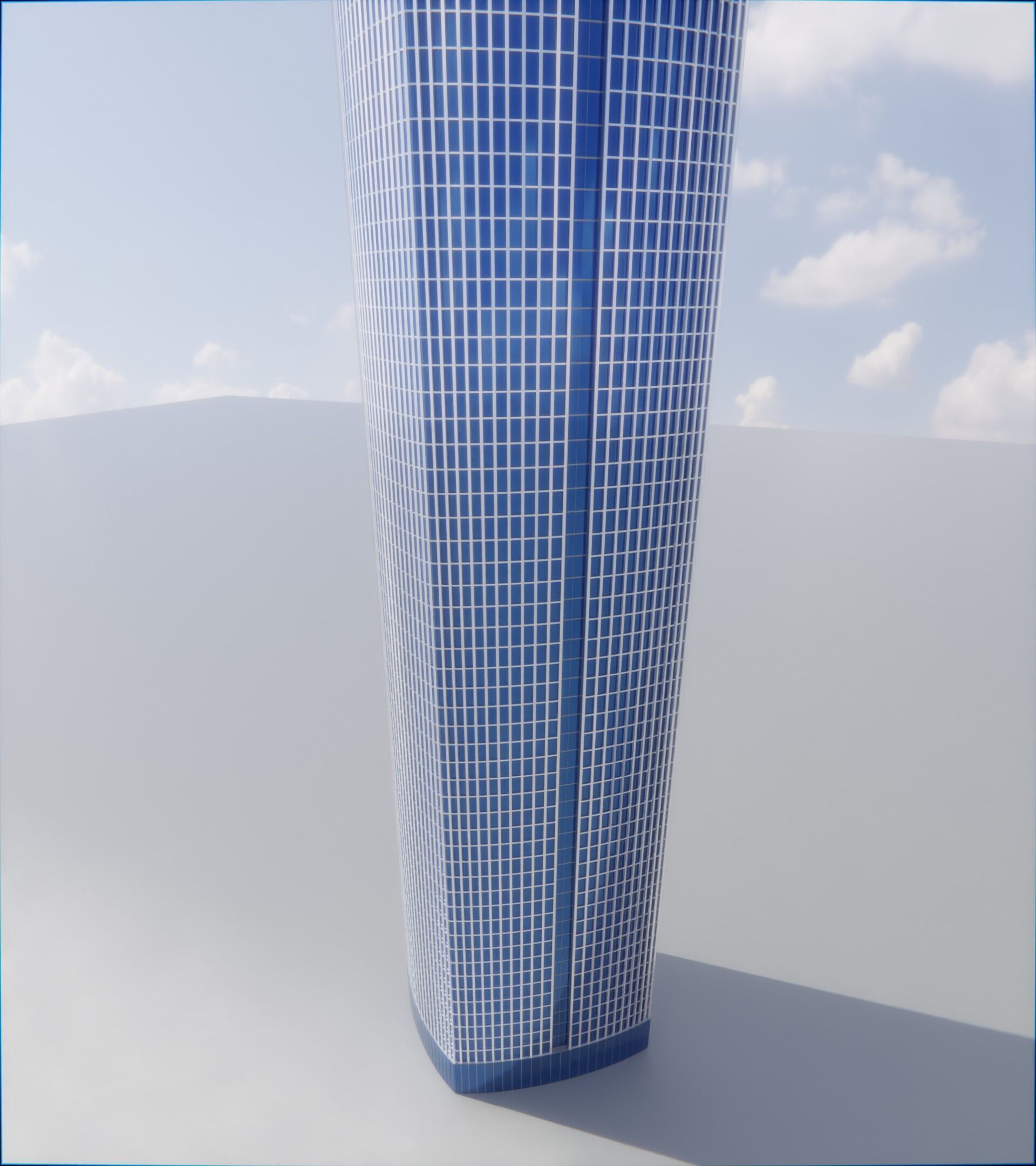 Parametric Building 1d7 3D model_9