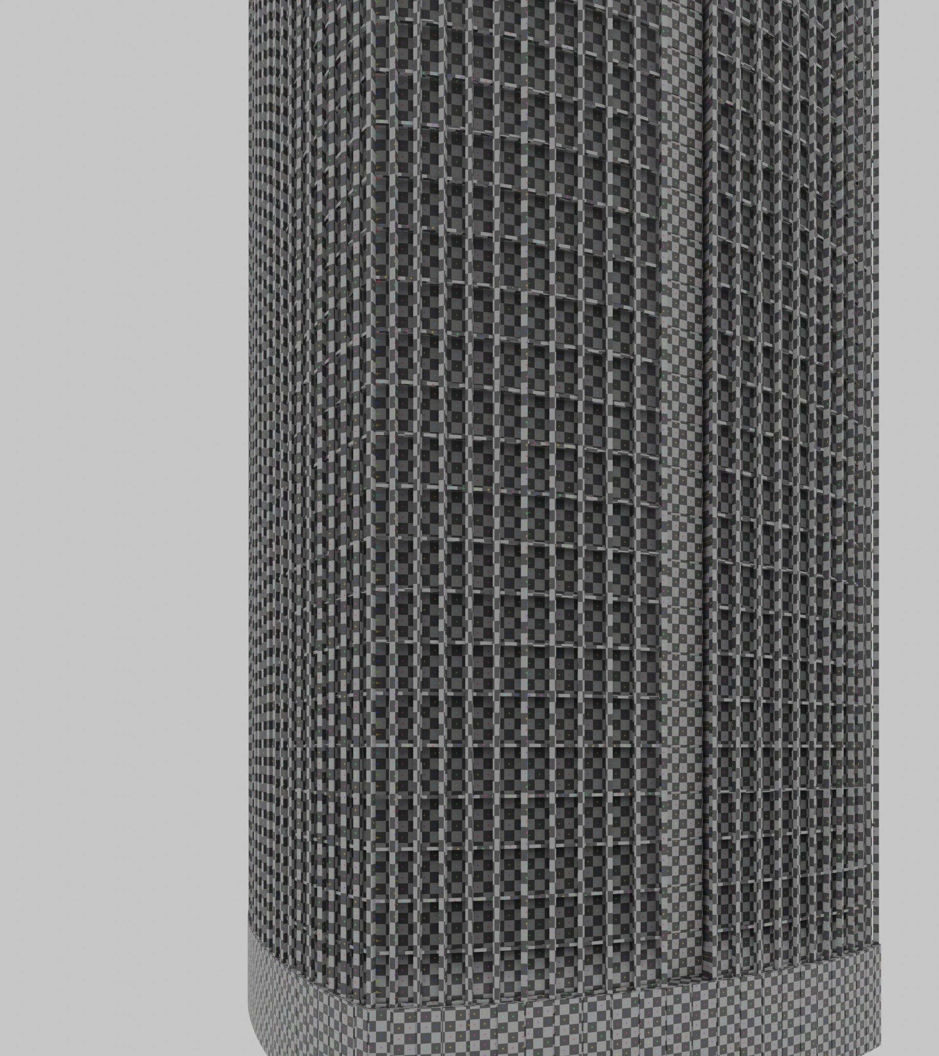 Parametric Building 1d7 3D model_25