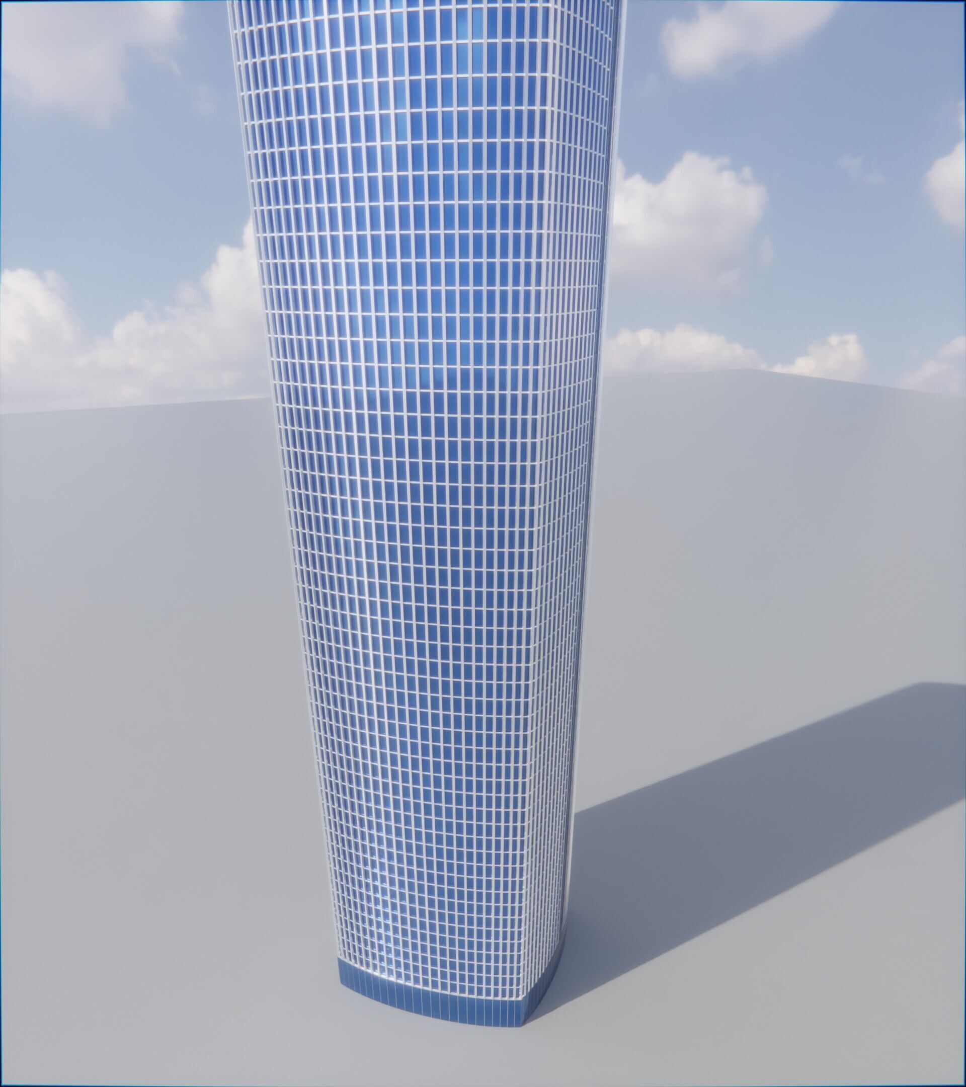 Parametric Building 1d7 3D model_8
