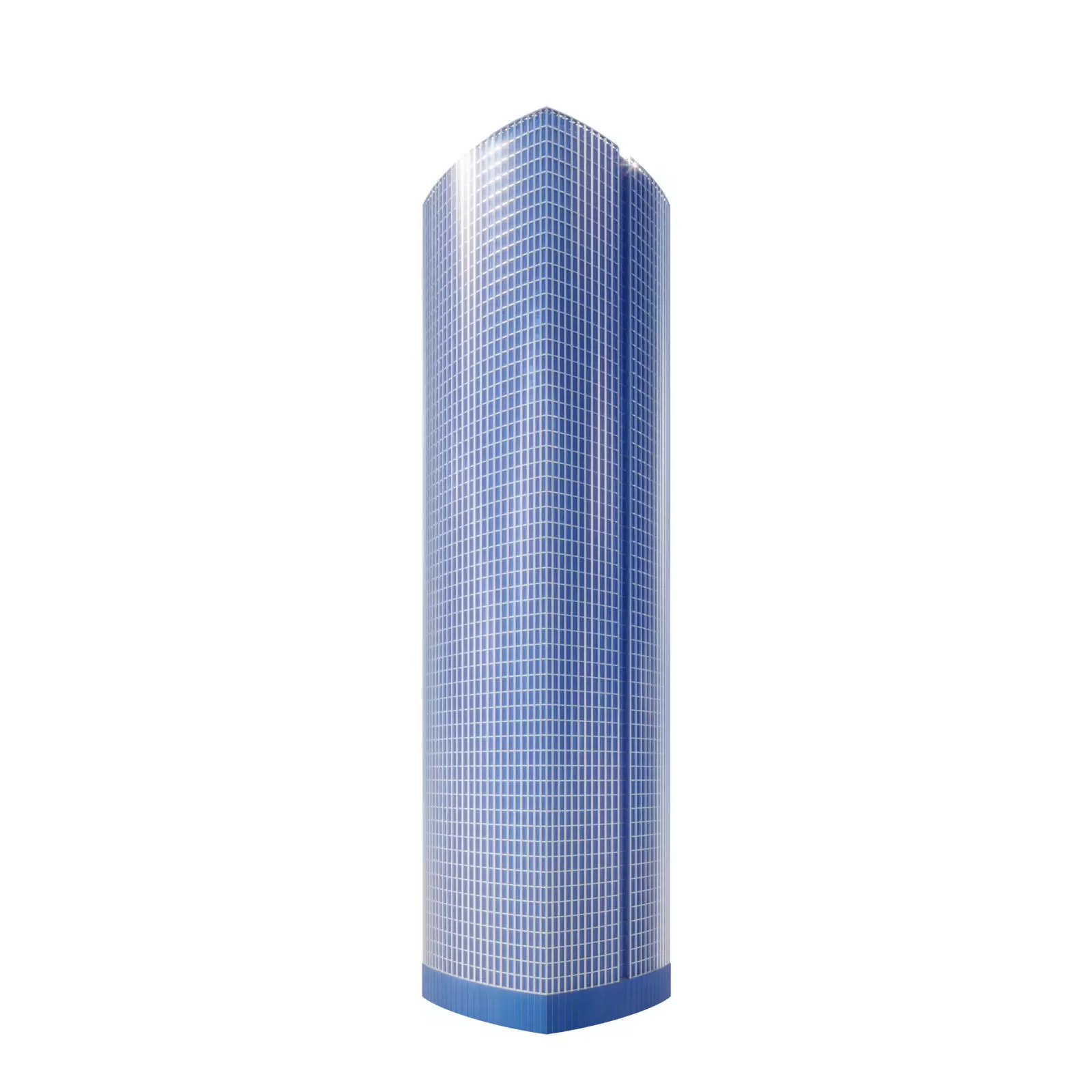 Parametric Building 1d7 3D model_0