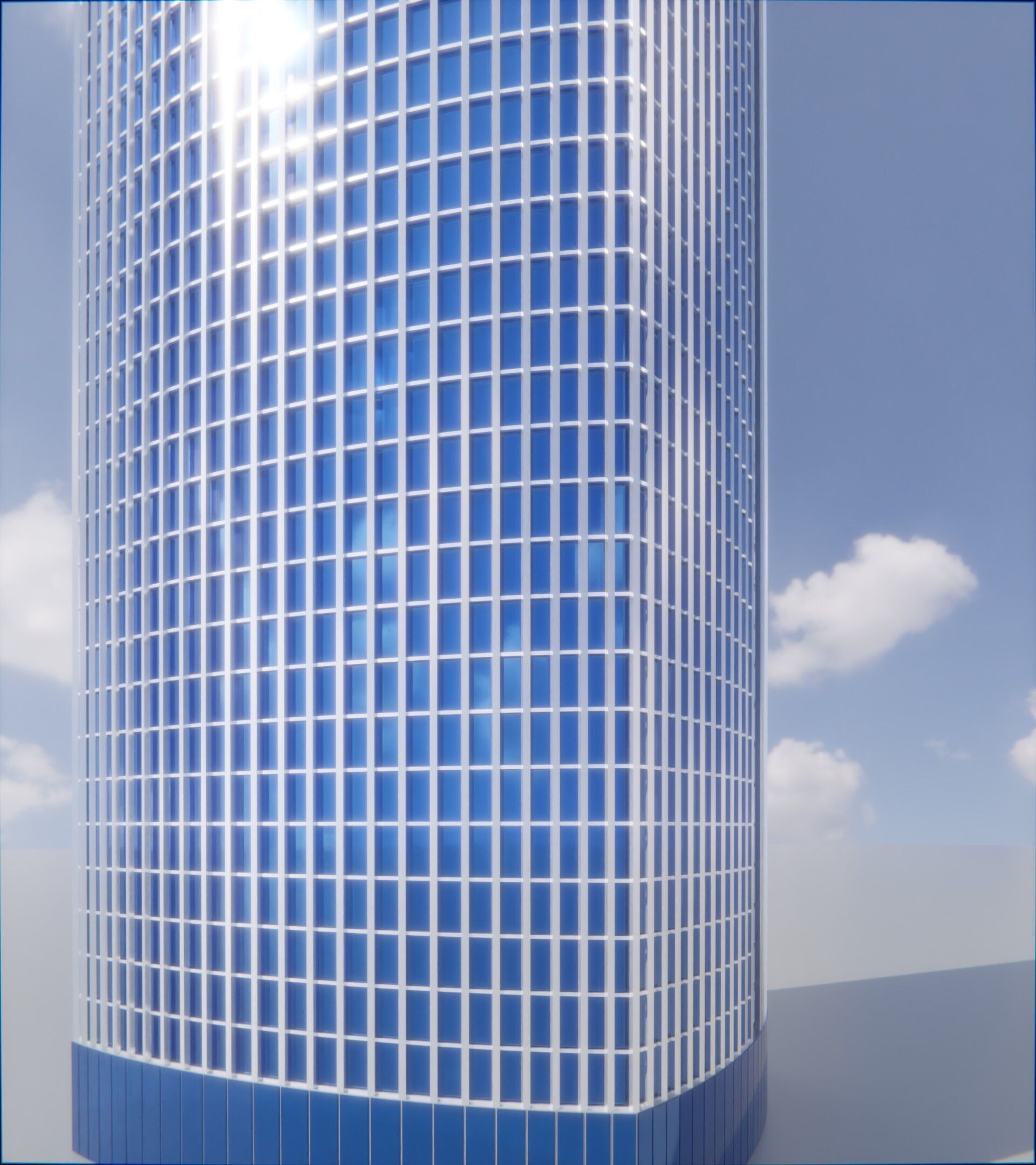 Parametric Building 1d7 3D model_11