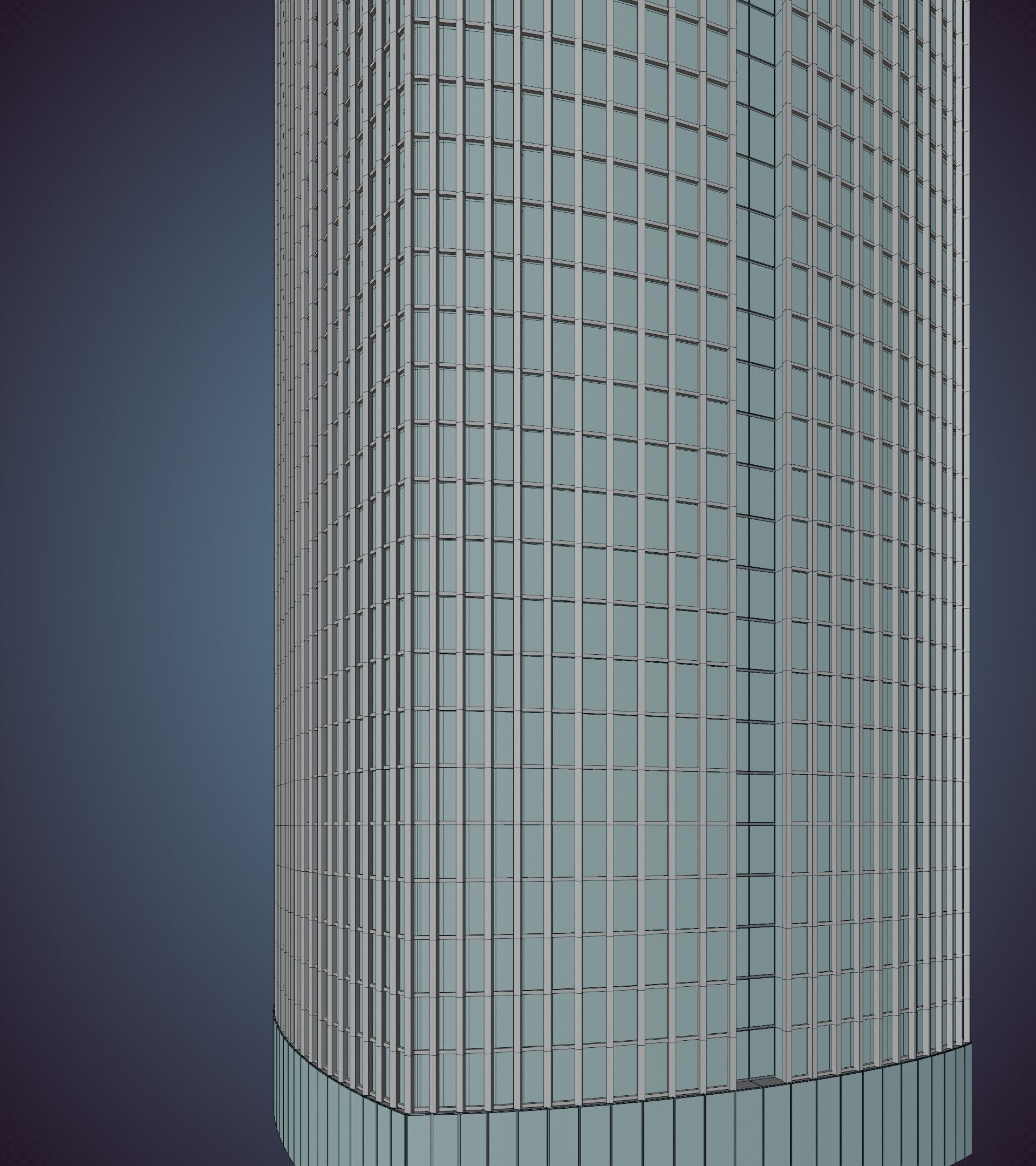 Parametric Building 1d7 3D model_52