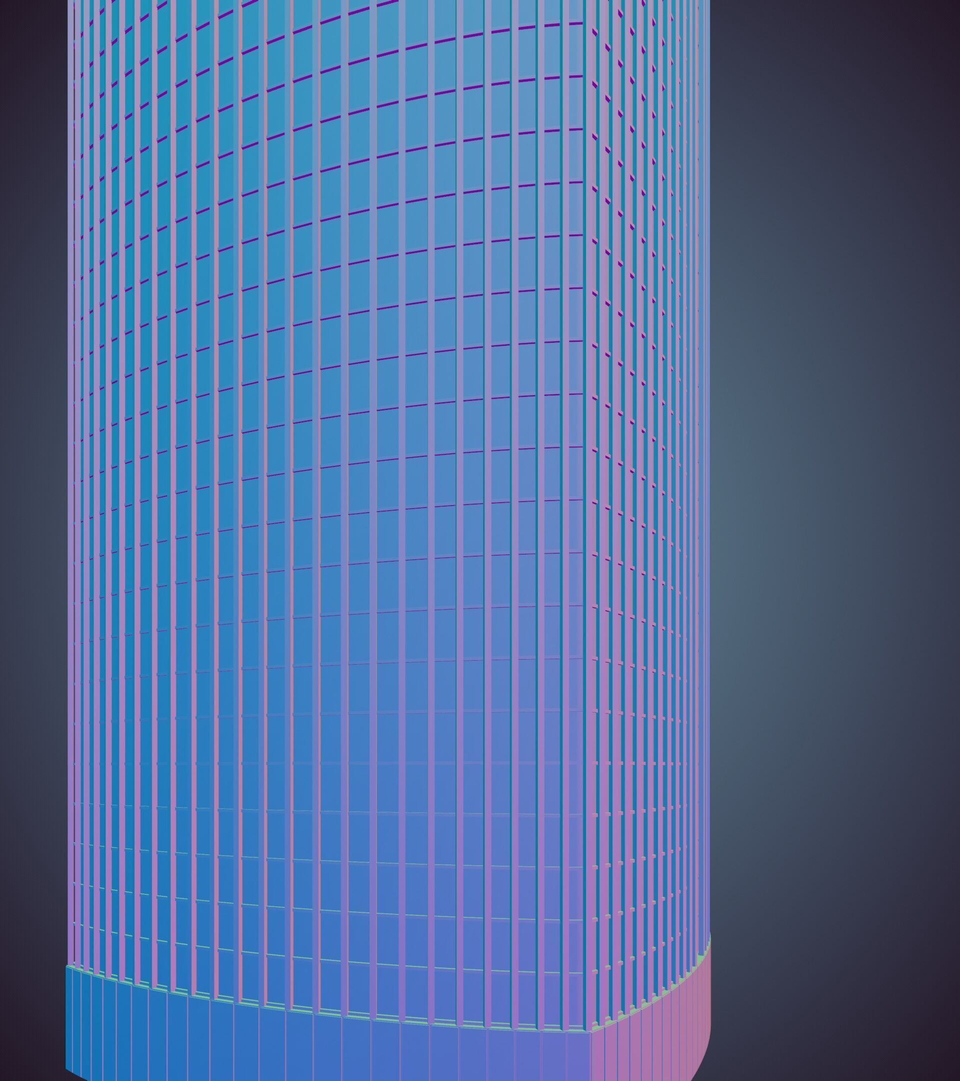 Parametric Building 1d7 3D model_38