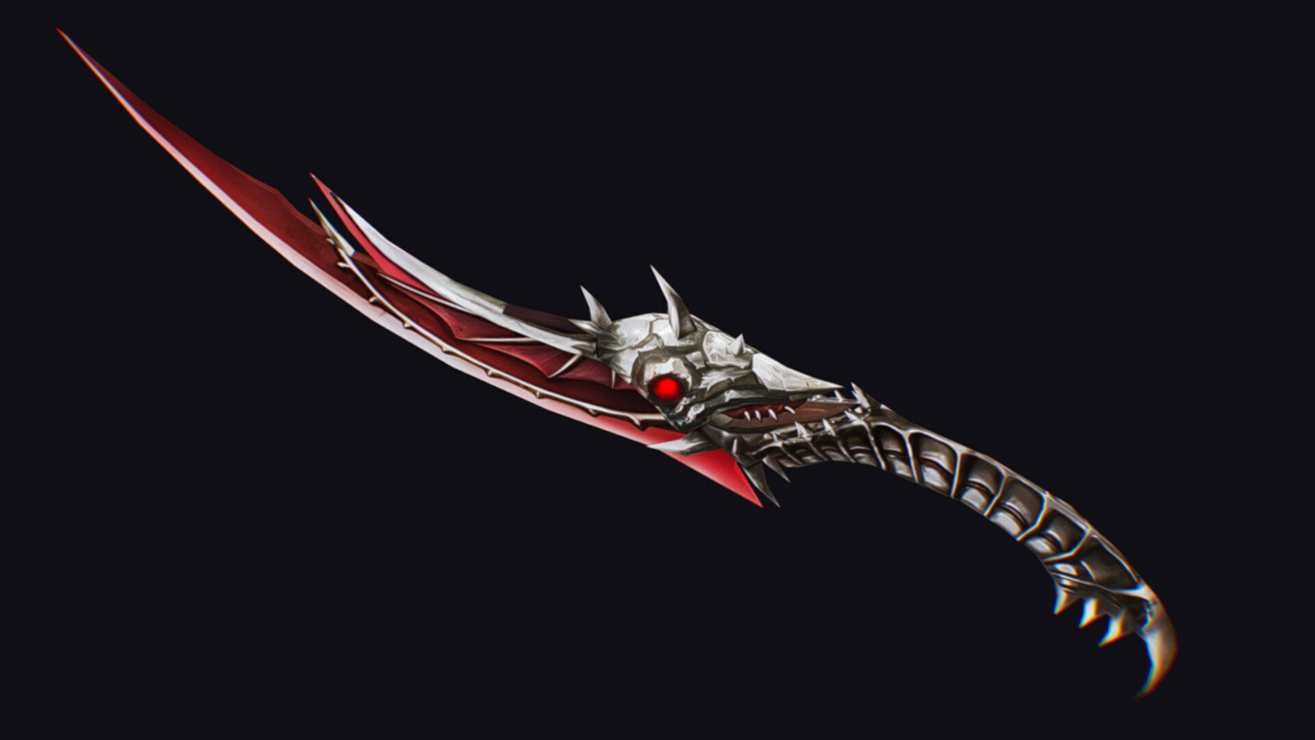 Dagger Bone Short Blade Sharpener Military Wedge Grinding Low-poly 3D model_7