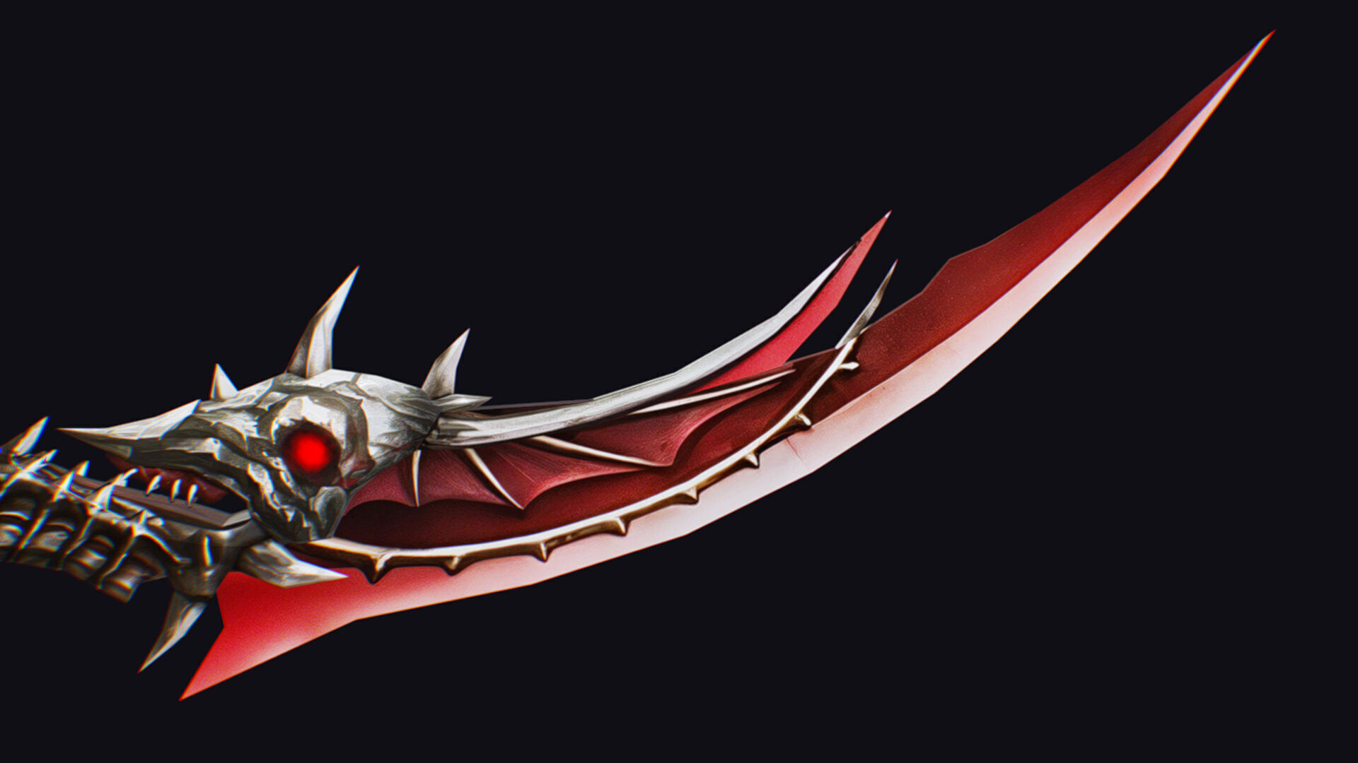 Dagger Bone Short Blade Sharpener Military Wedge Grinding Low-poly 3D model_11