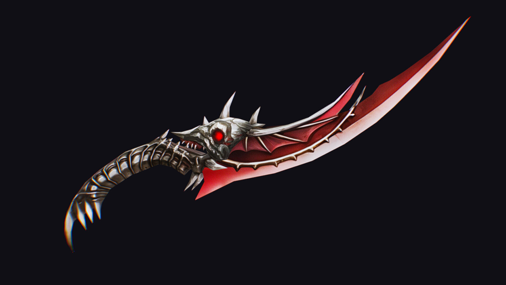 Dagger Bone Short Blade Sharpener Military Wedge Grinding Low-poly 3D model_1