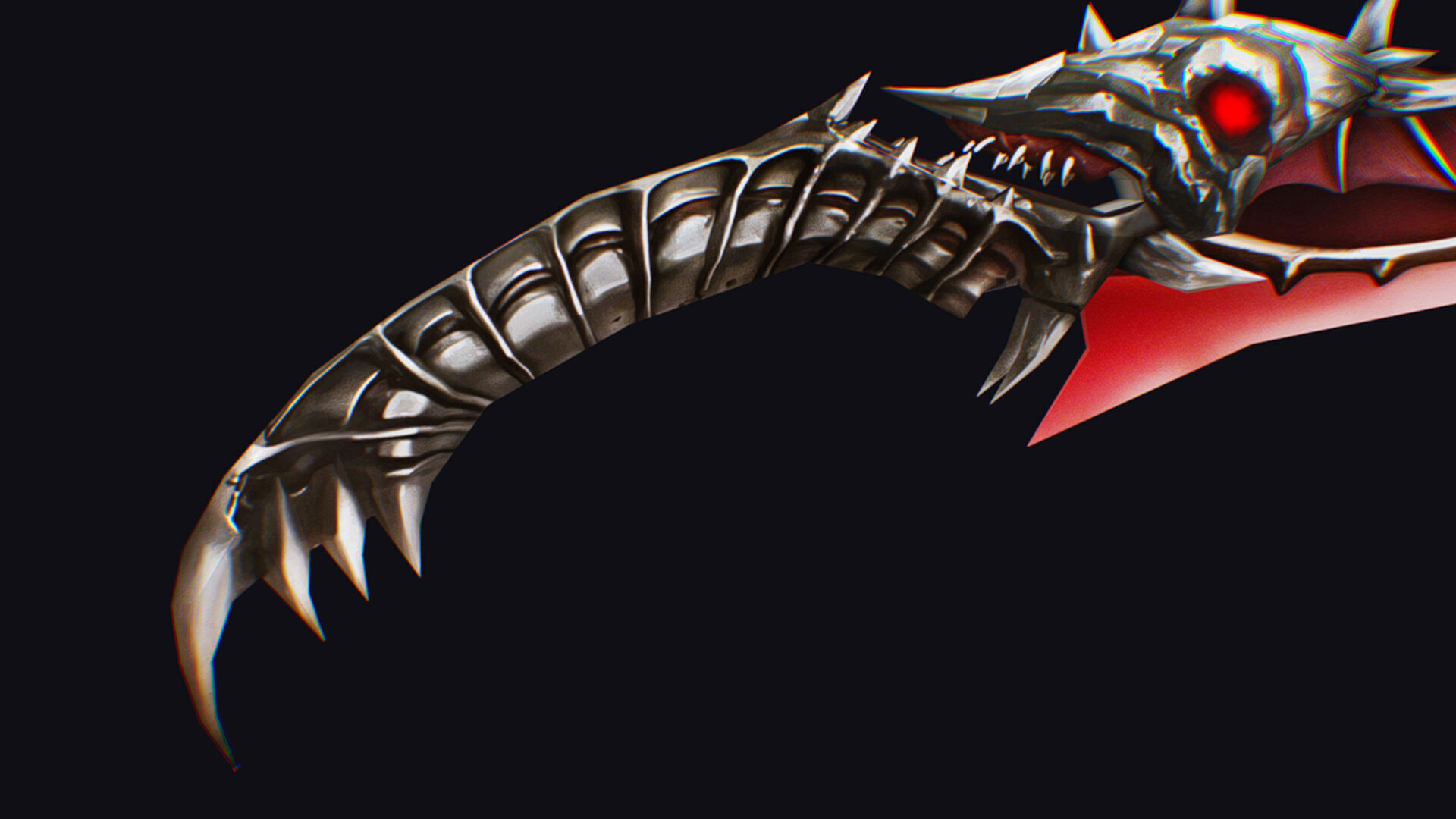 Dagger Bone Short Blade Sharpener Military Wedge Grinding Low-poly 3D model_9