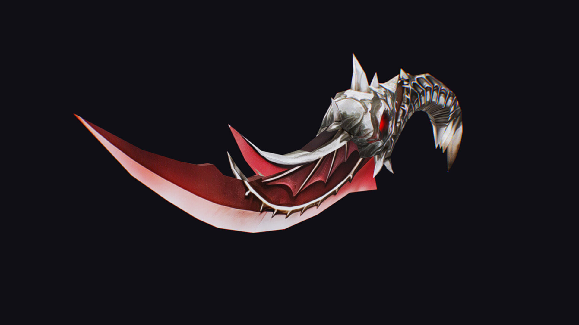 Dagger Bone Short Blade Sharpener Military Wedge Grinding Low-poly 3D model_4