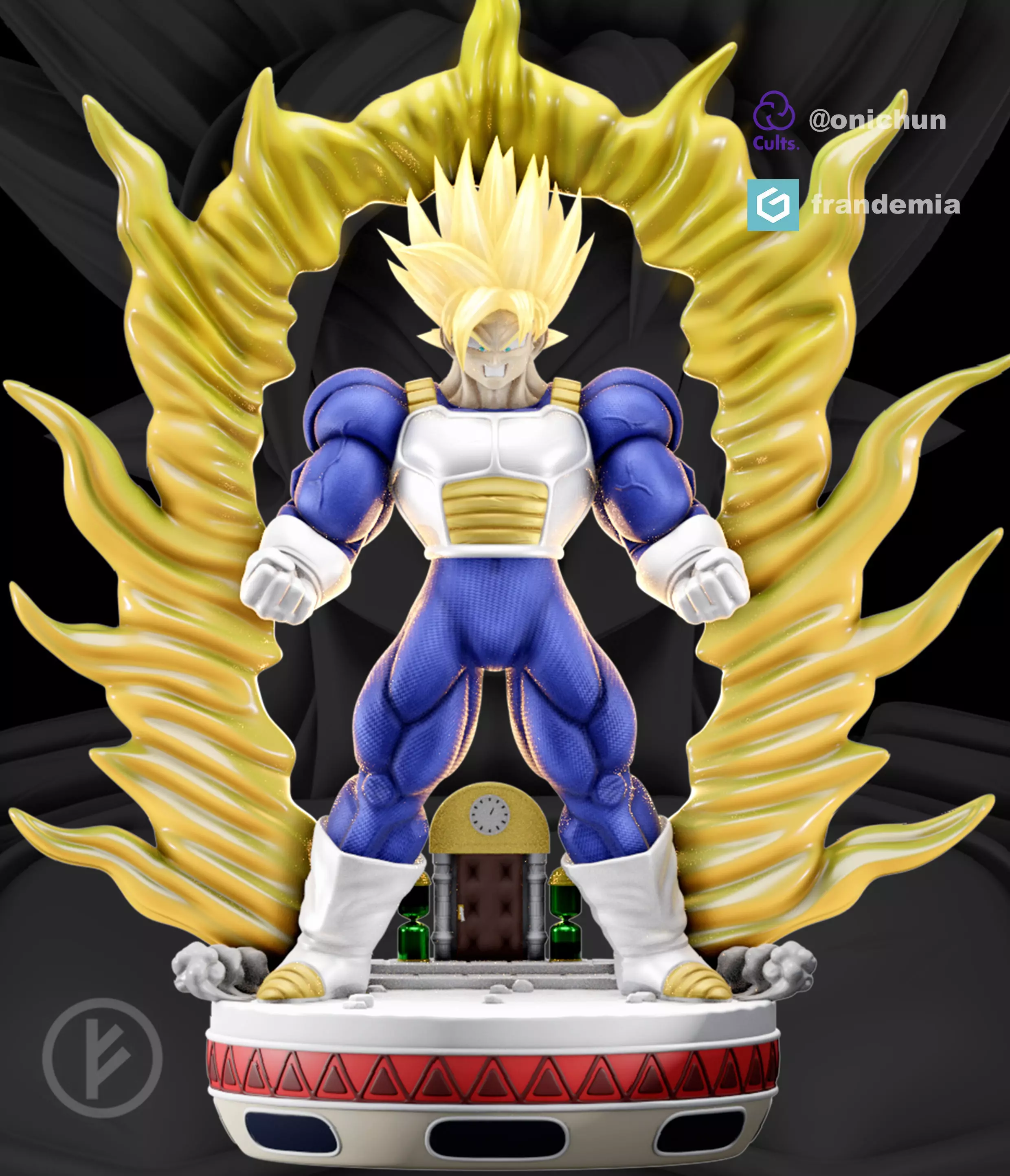 GOKU SUPER HABITACION DEL TIEMPO 3D print model_0