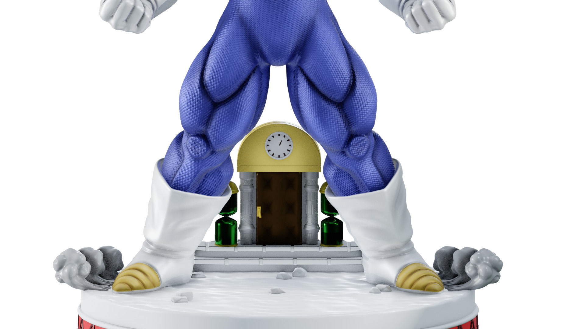 GOKU SUPER HABITACION DEL TIEMPO 3D print model_4