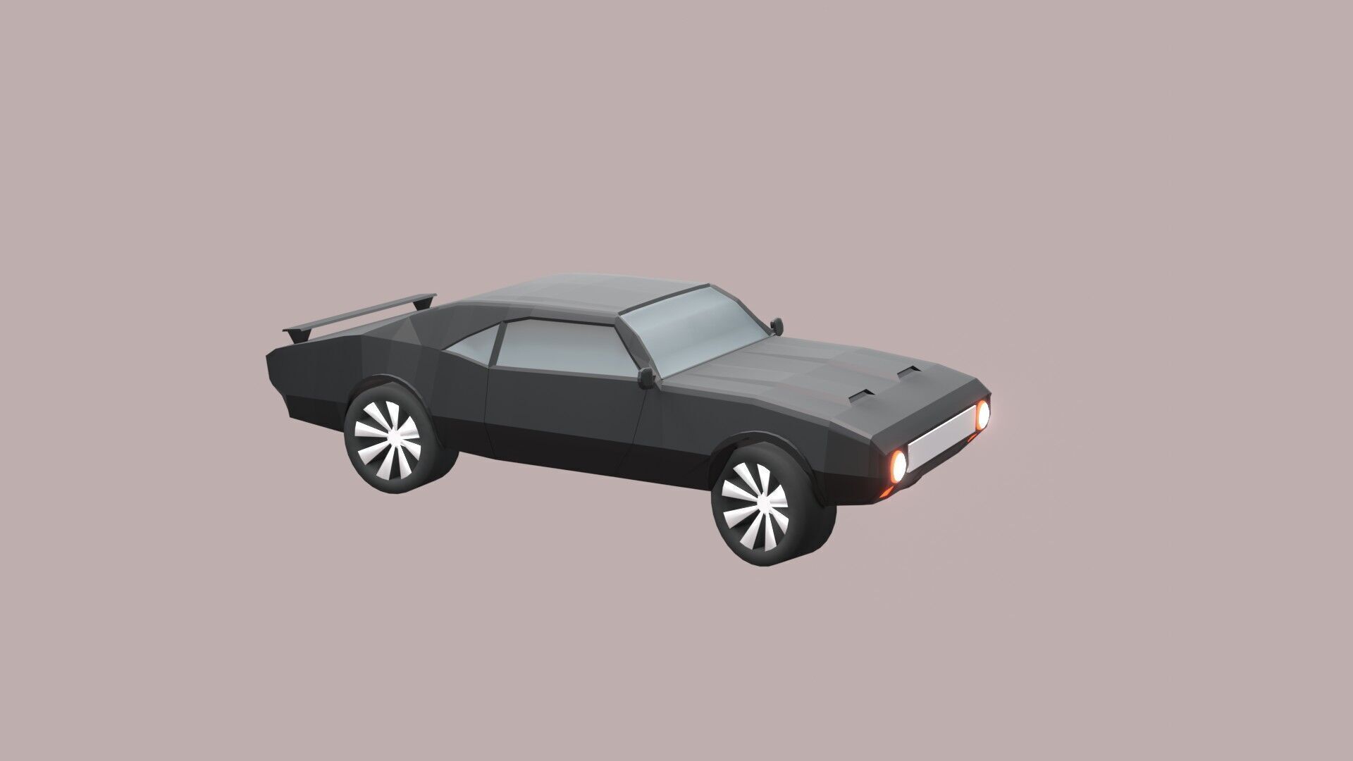 High-Quality Sports Car 3D Model for Visualizations and Games Low-poly 3D model_6