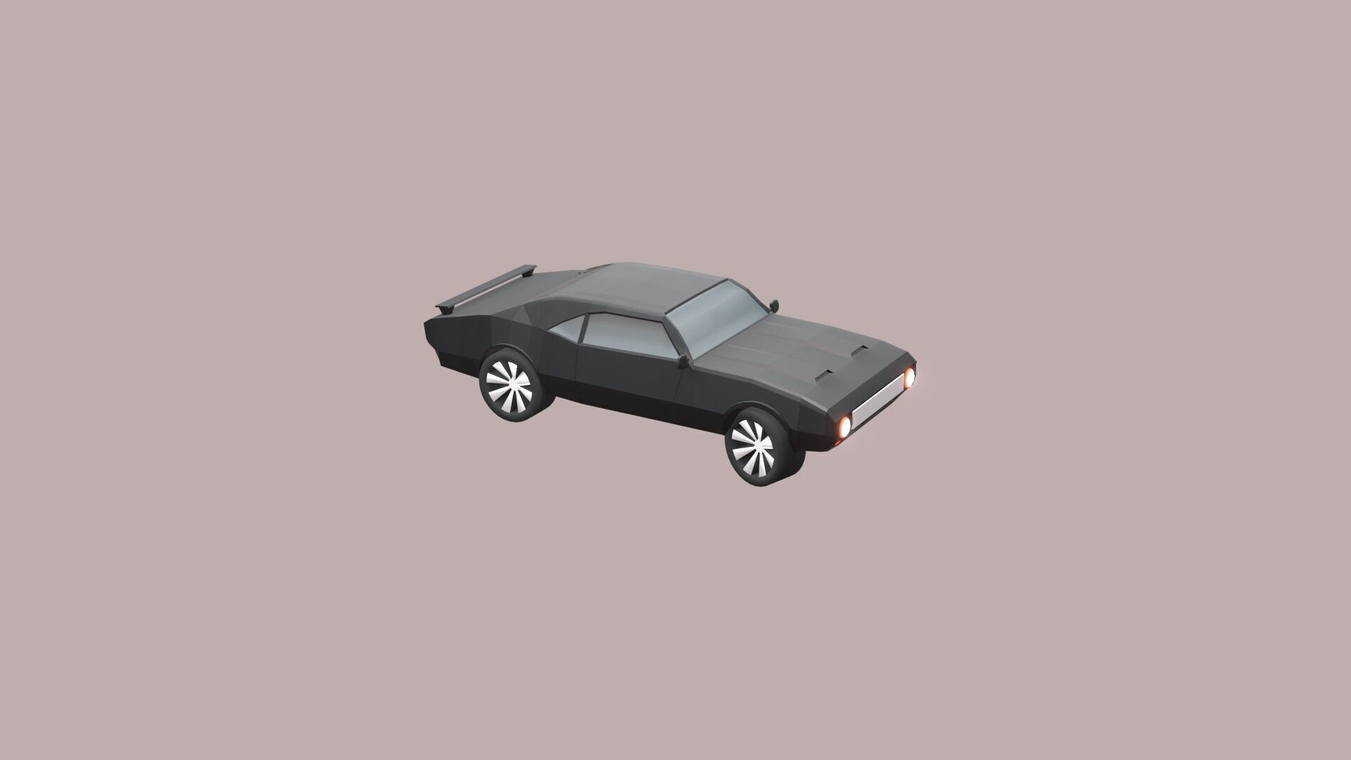 High-Quality Sports Car 3D Model for Visualizations and Games Low-poly 3D model_10