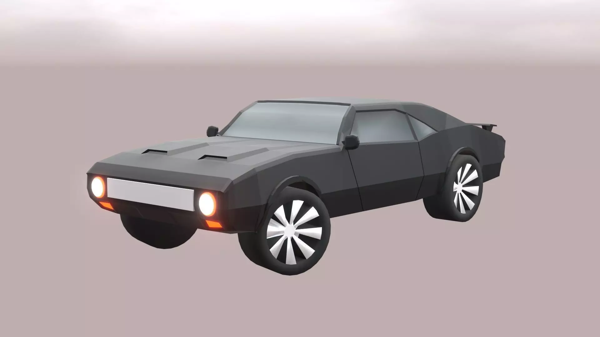 High-Quality Sports Car 3D Model for Visualizations and Games Low-poly 3D model_0