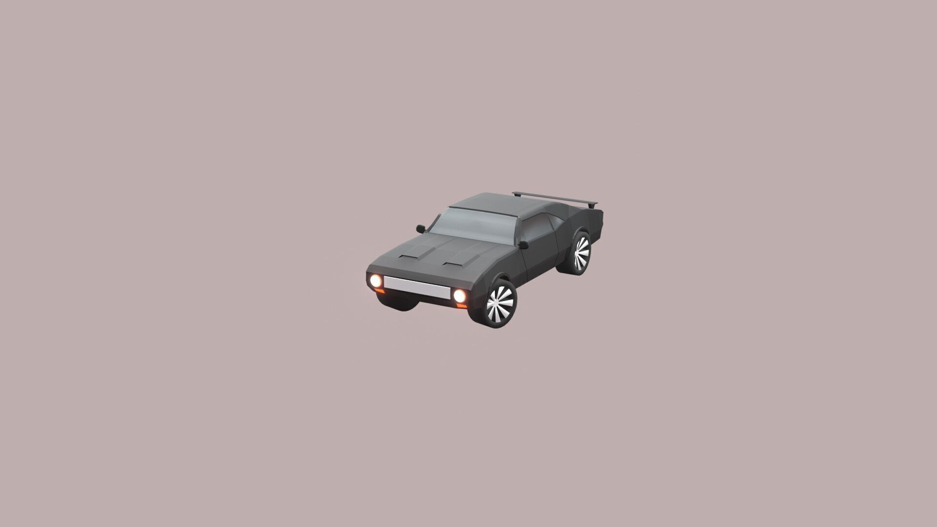 High-Quality Sports Car 3D Model for Visualizations and Games Low-poly 3D model_19