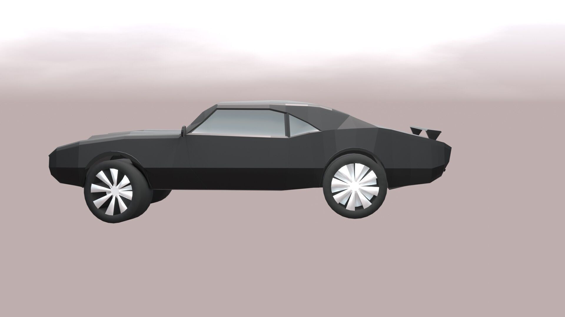 High-Quality Sports Car 3D Model for Visualizations and Games Low-poly 3D model_12