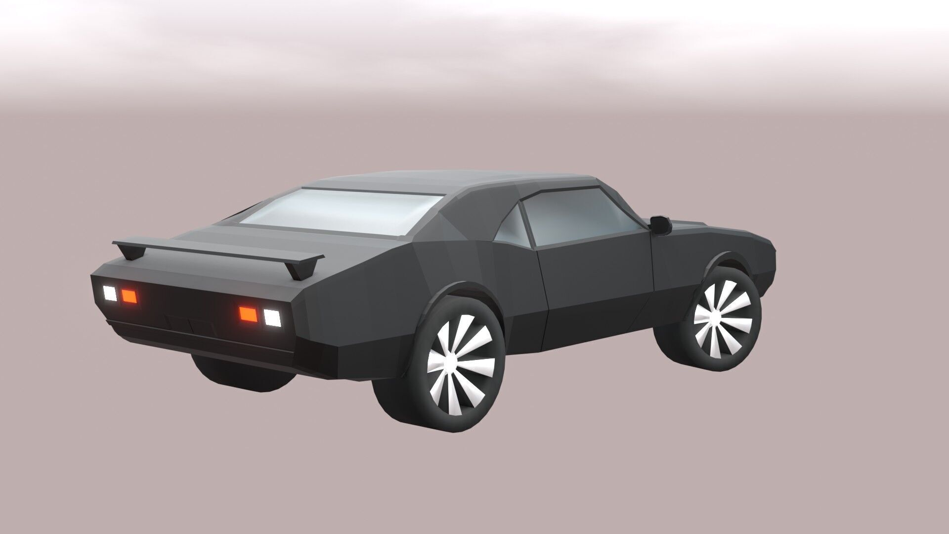 High-Quality Sports Car 3D Model for Visualizations and Games Low-poly 3D model_2