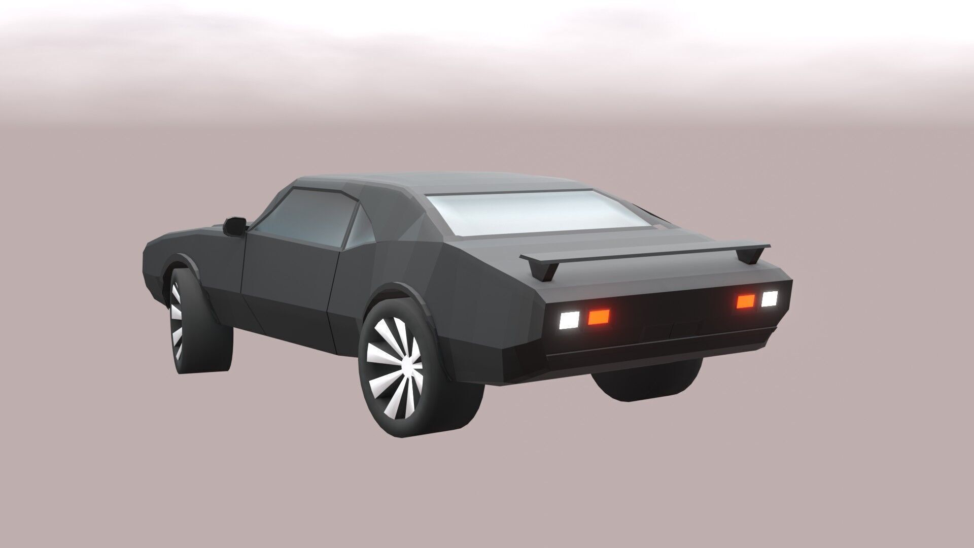 High-Quality Sports Car 3D Model for Visualizations and Games Low-poly 3D model_3