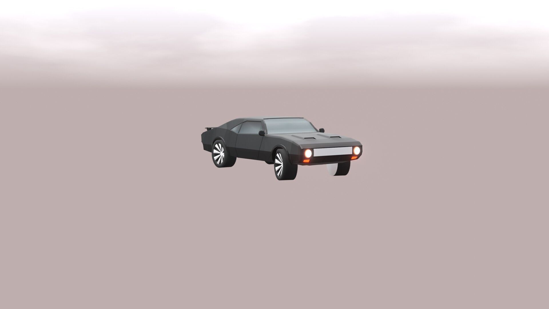 High-Quality Sports Car 3D Model for Visualizations and Games Low-poly 3D model_18