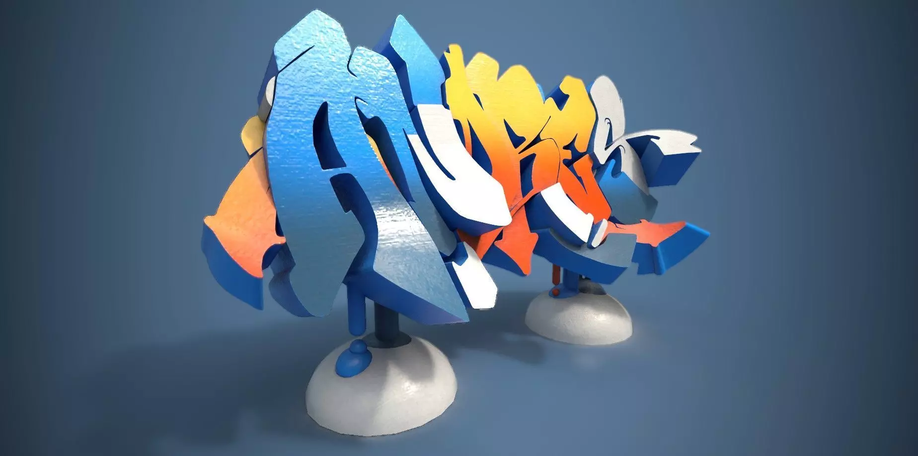 Andres Graffiti Name Version 3D print model