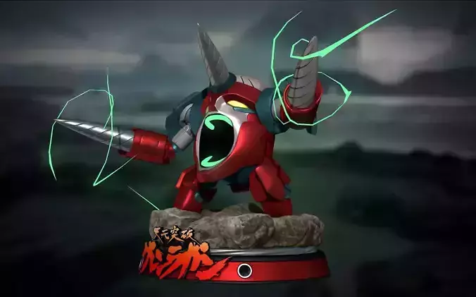 Tengen Toppa Gurren Lagann 3D print model