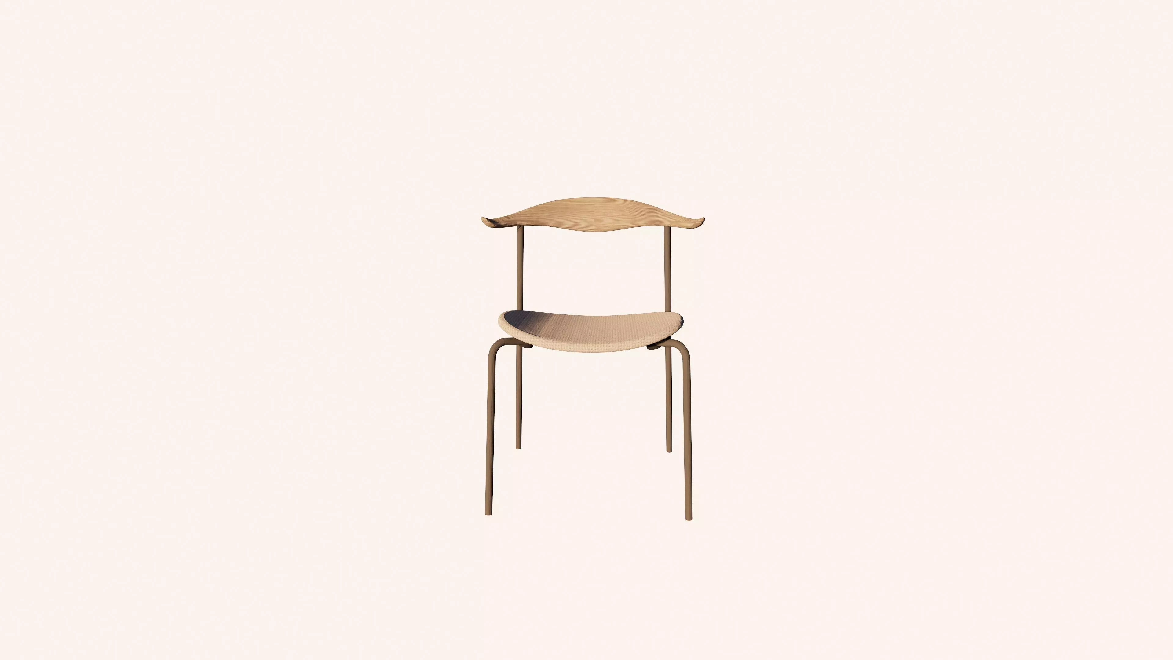 CH88 Scandinavian Chair 3D Model - Hans Wegner Design 3D model