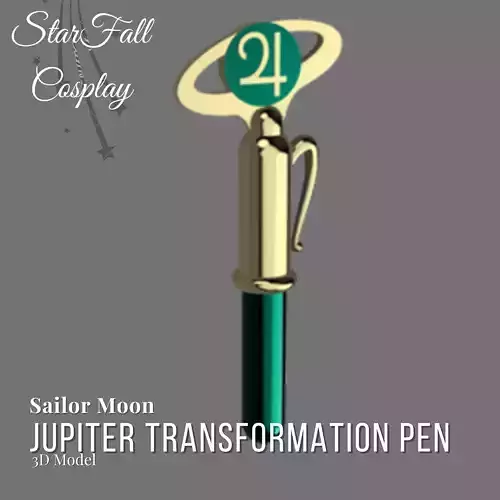 Jupiter Transformation Pen 3D Model 3D print model Jupiter Transformation Pen 3D Model 3D print model