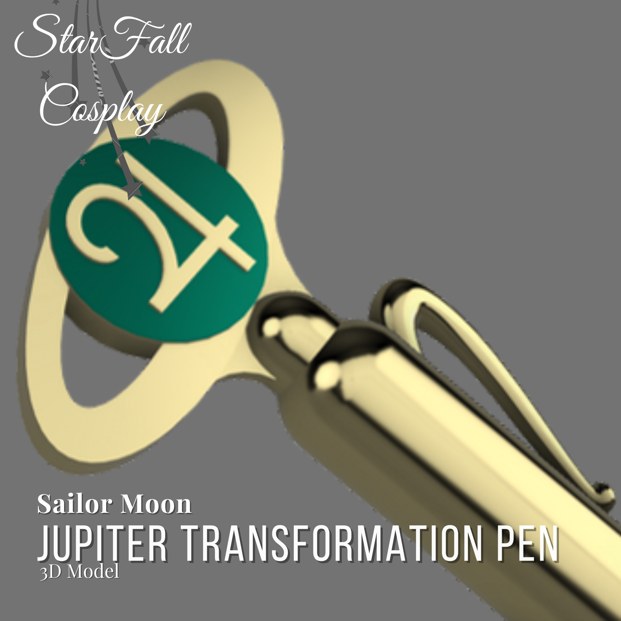 Jupiter Transformation Pen 3D Model 3D print model_1
