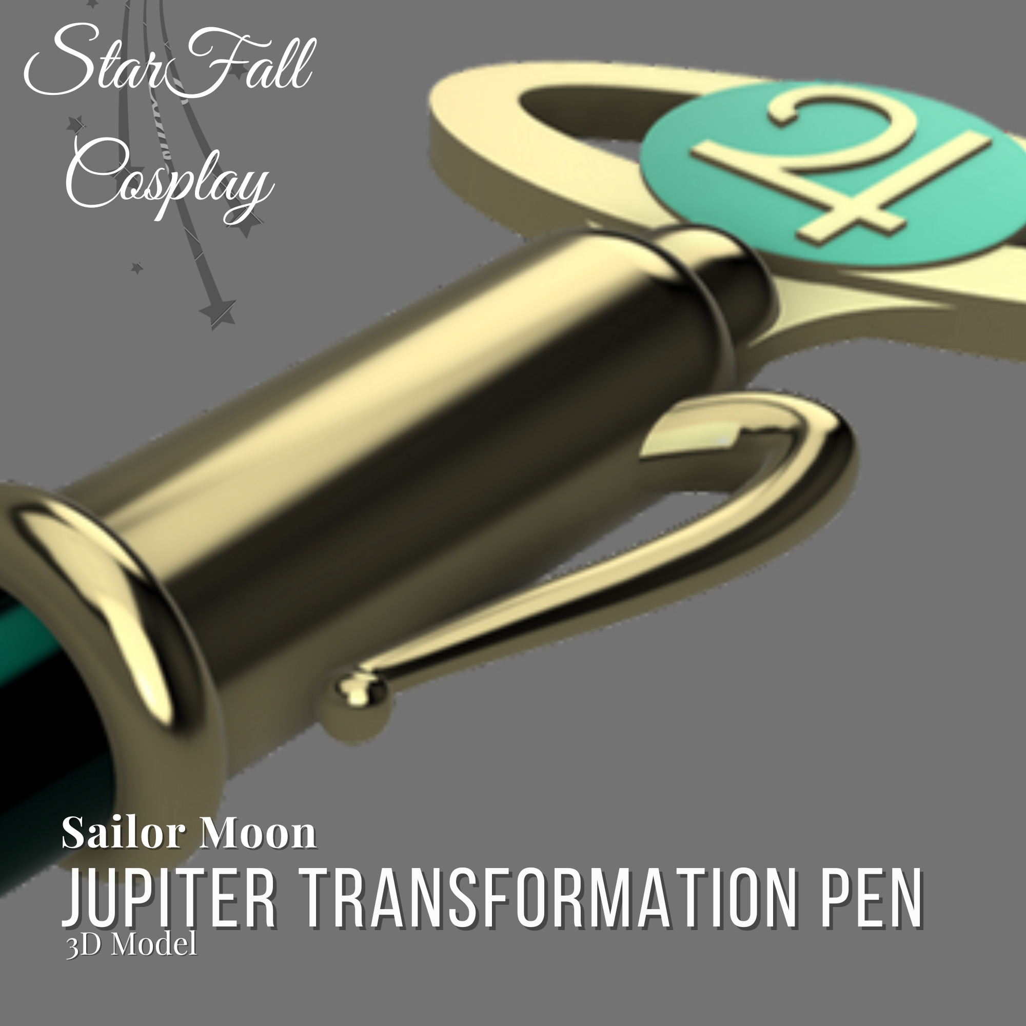 Jupiter Transformation Pen 3D Model 3D print model_2