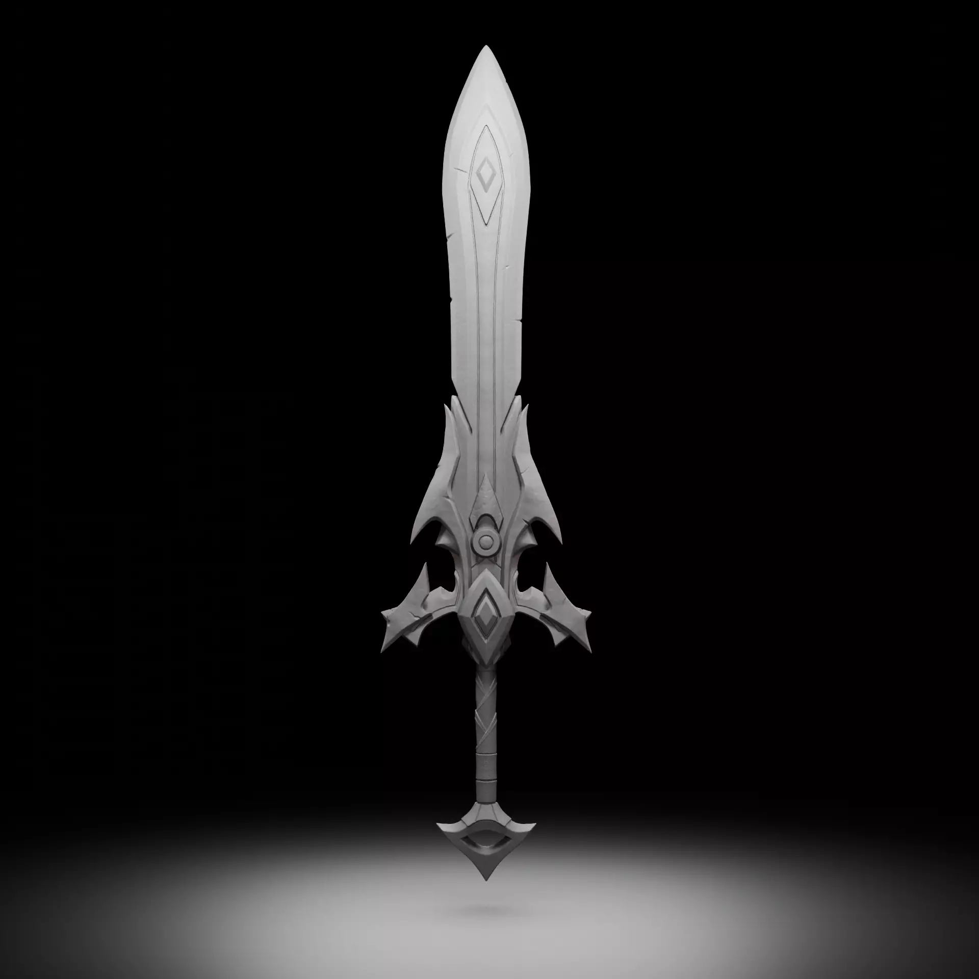 Lustrous Daybreak Greatsword - World of Warcraft 3D print model_0