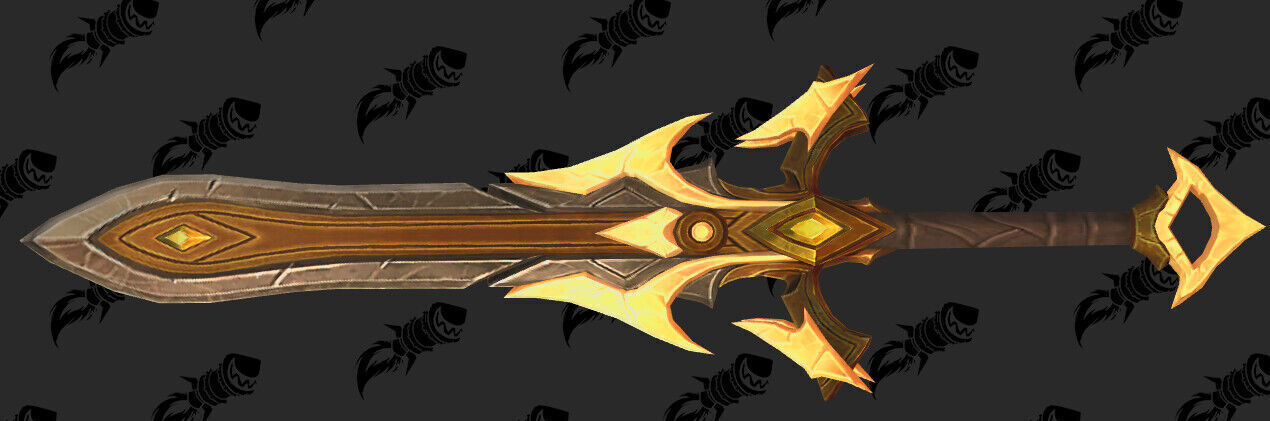 Lustrous Daybreak Greatsword - World of Warcraft 3D print model_3