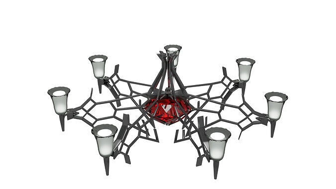 chandelier Free 3D model